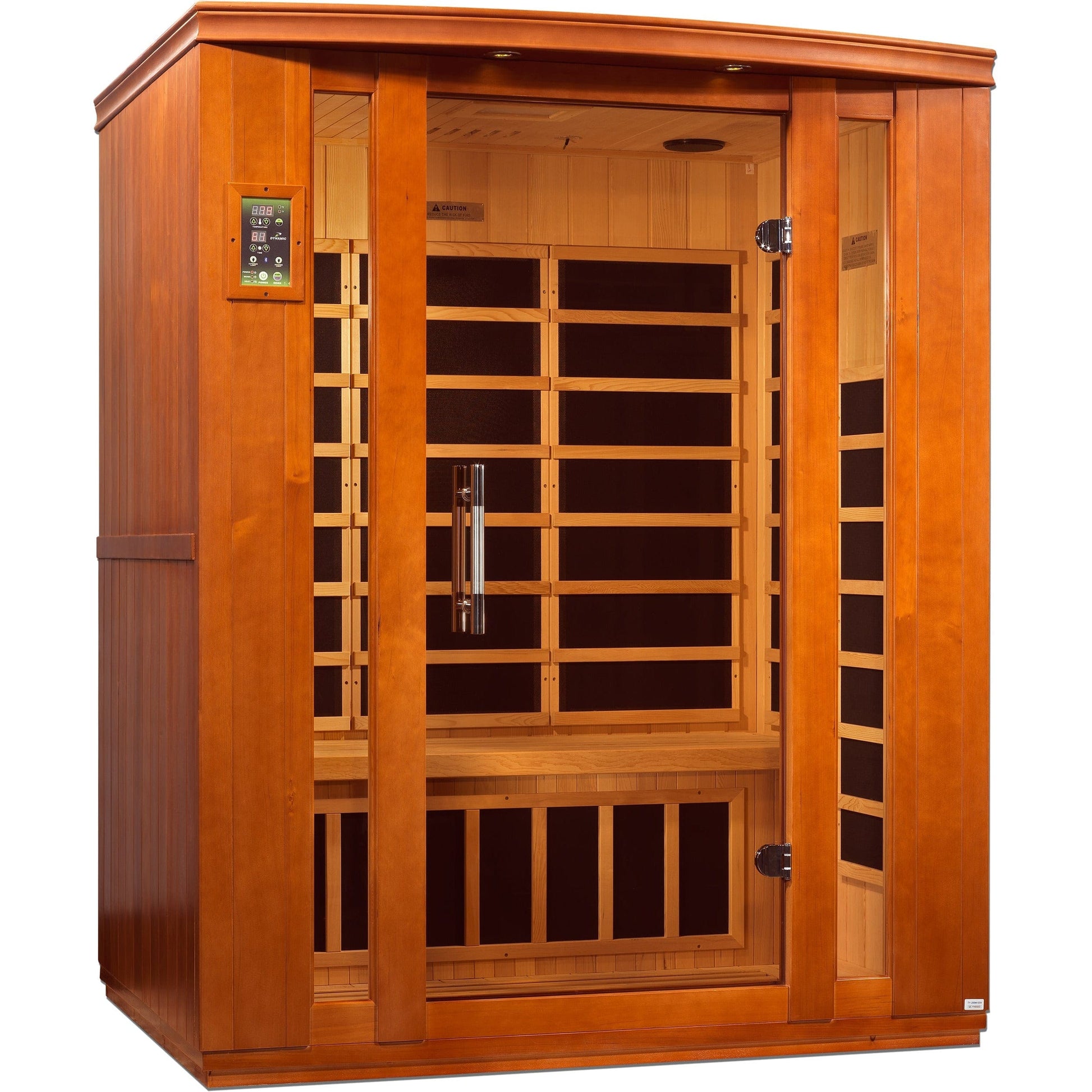 Golden Designs Sauna Golden Designs Dynamic Low EMF Far Infrared 3 Person Sauna, Bellagio Edition