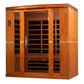 Golden Designs Sauna Golden Designs Dynamic Low EMF Far Infrared 4 Person Sauna, Bergamo Edition