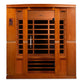 Golden Designs Sauna Golden Designs Dynamic Low EMF Far Infrared 4 Person Sauna, Bergamo Edition