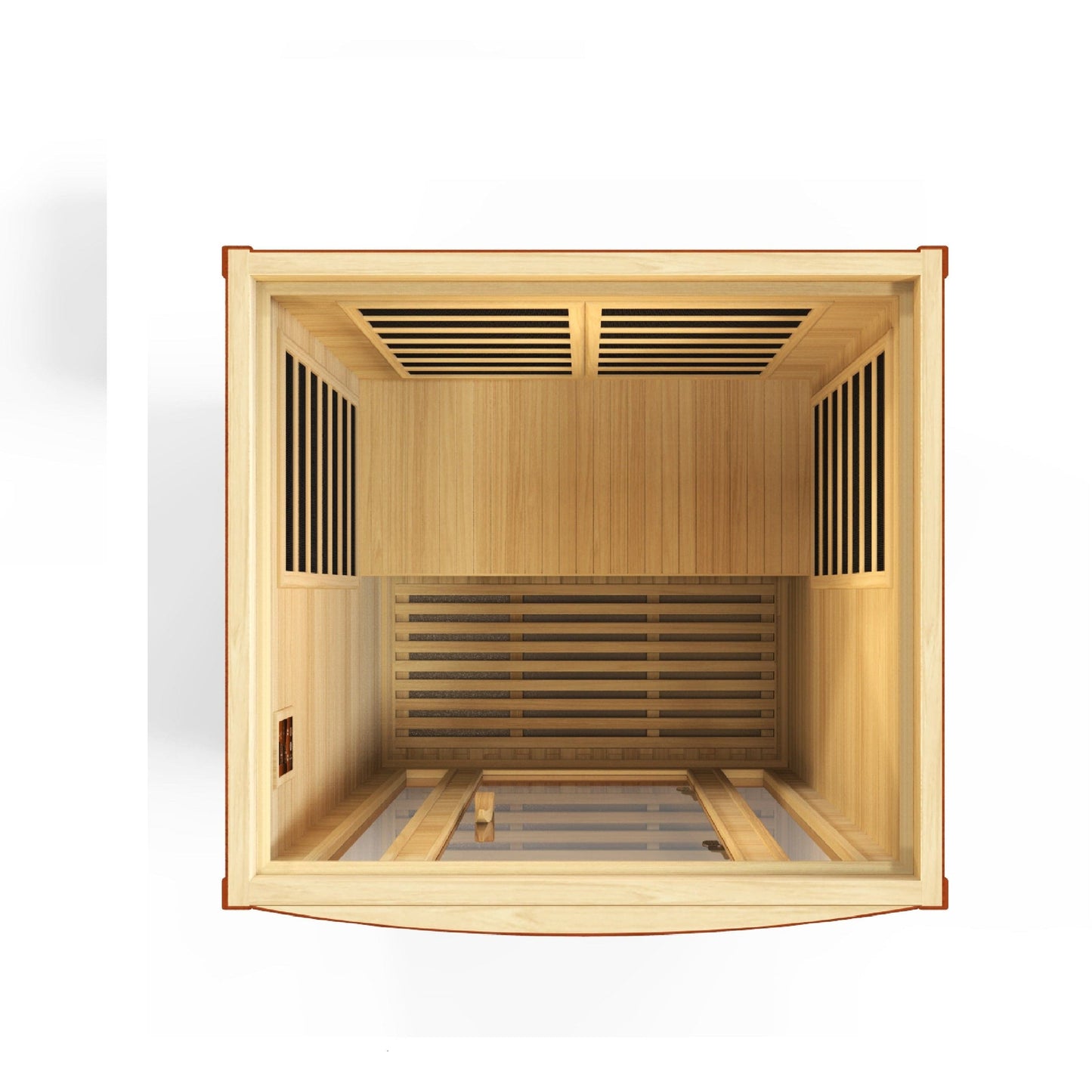 Golden Designs Sauna Golden Designs Dynamic San Marino 2-person Low EMF (Under 8MG) FAR Infrared Sauna (Canadian Hemlock)