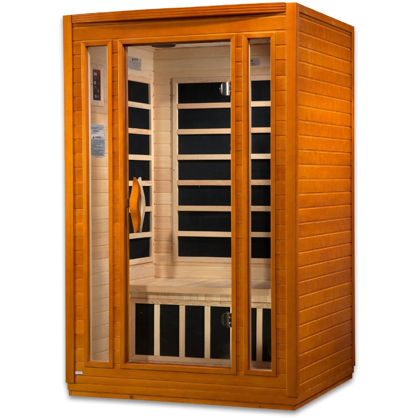 Golden Designs Sauna Golden Designs Dynamic San Marino 2-person Low EMF (Under 8MG) FAR Infrared Sauna (Canadian Hemlock)