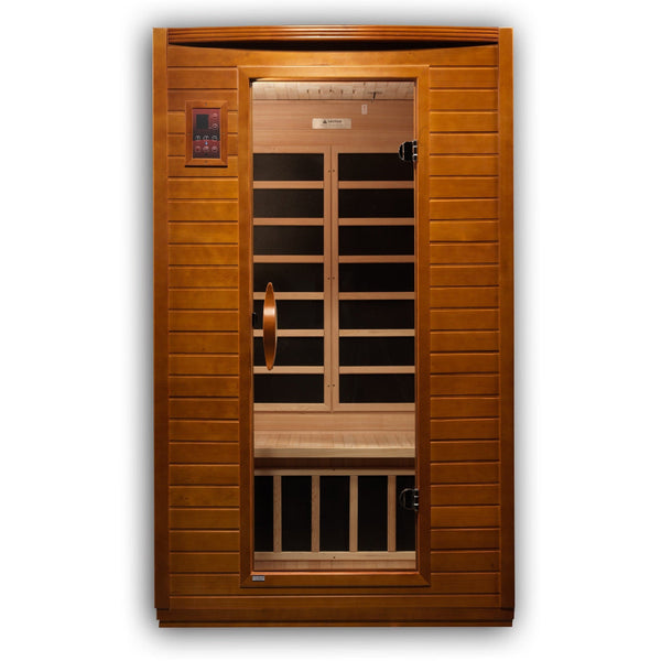 Golden Designs Sauna Golden Designs Dynamic Versailles 2-person Low EMF (Under 8MG) FAR Infrared Sauna (Canadian Hemlock)