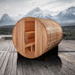 Golden Designs Sauna Golden Designs "Klosters" 6 Person Barrel Traditional Sauna - Pacific Cedar