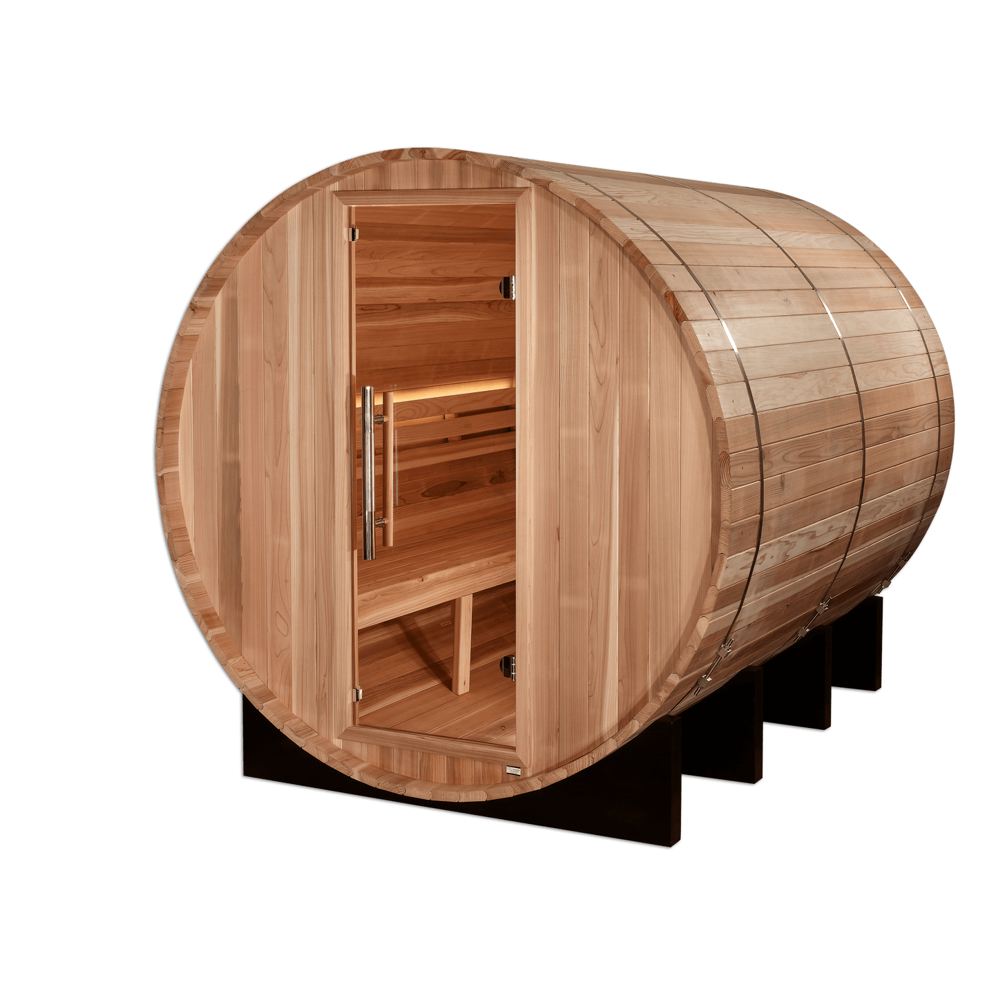 Golden Designs Sauna Golden Designs "Klosters" 6 Person Barrel Traditional Sauna - Pacific Cedar