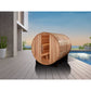 Golden Designs Sauna Golden Designs "Klosters" 6 Person Barrel Traditional Sauna - Pacific Cedar