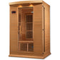 Golden Designs Sauna Golden Designs Maxxus 2-Person Low EMF FAR Infrared Sauna - Canadian Hemlock