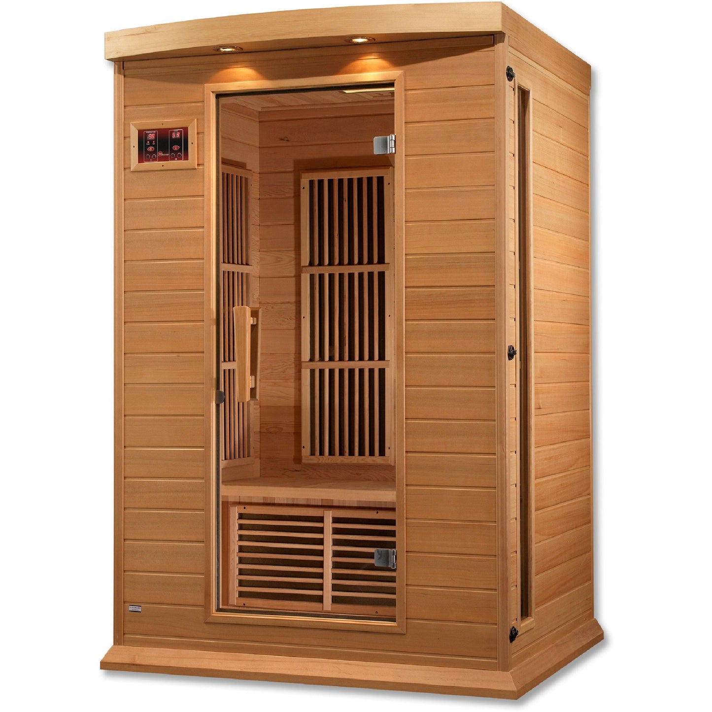 Golden Designs Sauna Golden Designs Maxxus 2-Person Low EMF FAR Infrared Sauna - Canadian Hemlock