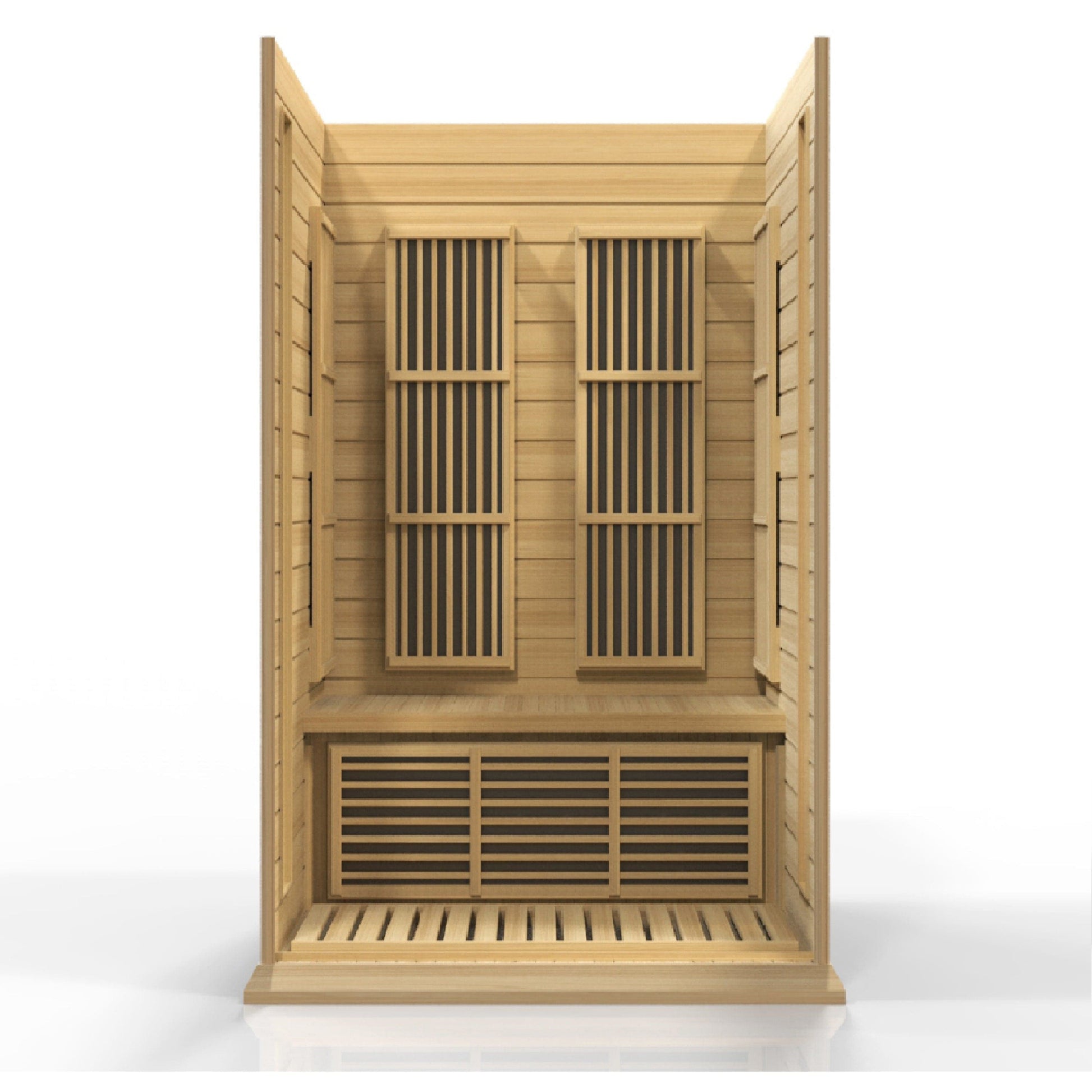 Golden Designs Sauna Golden Designs Maxxus 2-Person Low EMF FAR Infrared Sauna - Canadian Hemlock