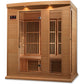 Golden Designs Sauna Golden Designs Maxxus 3-Person Low EMF FAR Infrared Sauna Canadian Hemlock