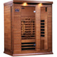 Golden Designs Sauna Golden Designs Maxxus 3 Person Red Cedar Full Spectrum Near Zero EMF FAR IR Sauna