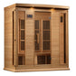 Golden Designs Sauna Golden Designs Maxxus 4-Person Hemlock Near Zero EMF FAR IR Sauna (Canadian Hemlock)