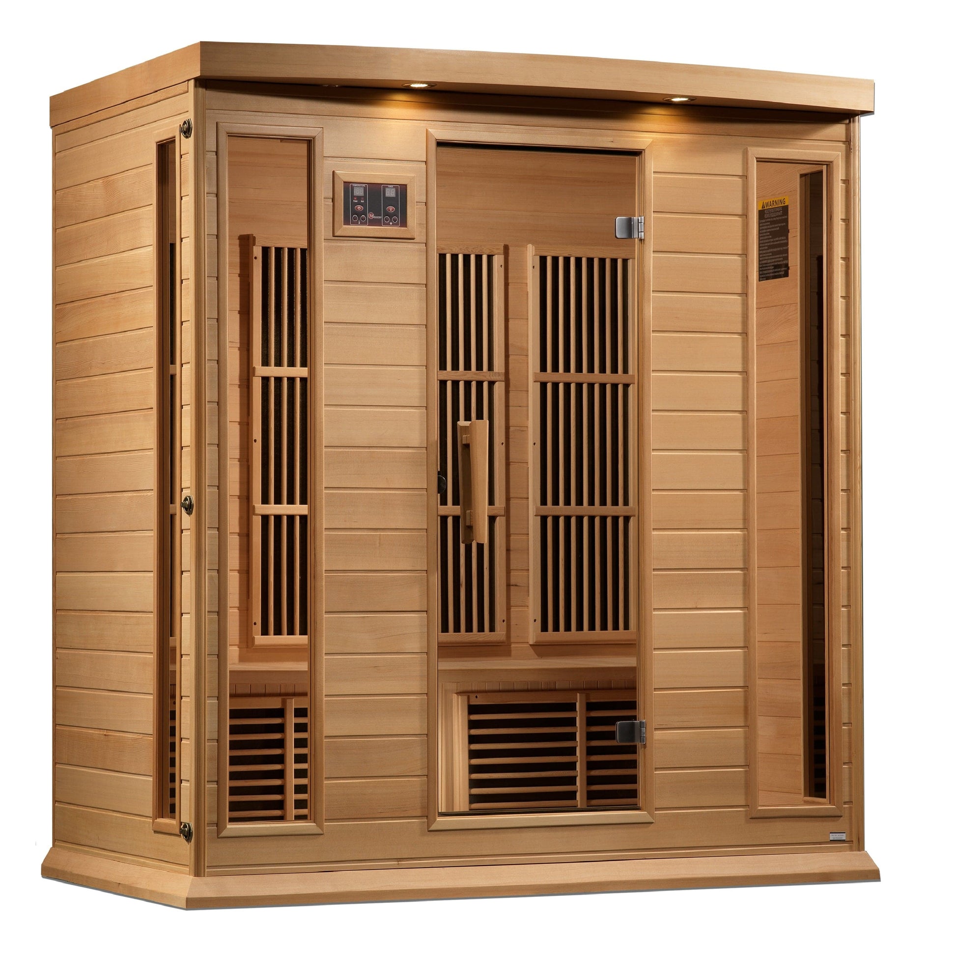 Golden Designs Sauna Golden Designs Maxxus 4-Person Hemlock Near Zero EMF FAR IR Sauna (Canadian Hemlock)