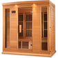 Golden Designs Sauna Golden Designs Maxxus 4-Person Low EMF (Under 8MG) FAR Infrared Sauna Canadian Hemlock