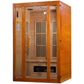 Golden Designs Sauna Golden Designs Maxxus "Aspen" Dual Tech 2 person Low EMF FAR Infrared Sauna Canadian Hemlock