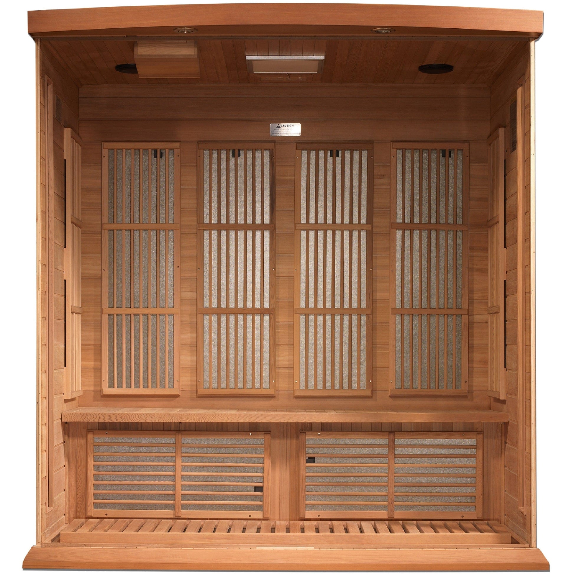 Golden Designs Sauna Golden Designs Maxxus "Chaumont Edition" 4 Person Near Zero EMF FAR Infrared Sauna - Canadian Red Cedar