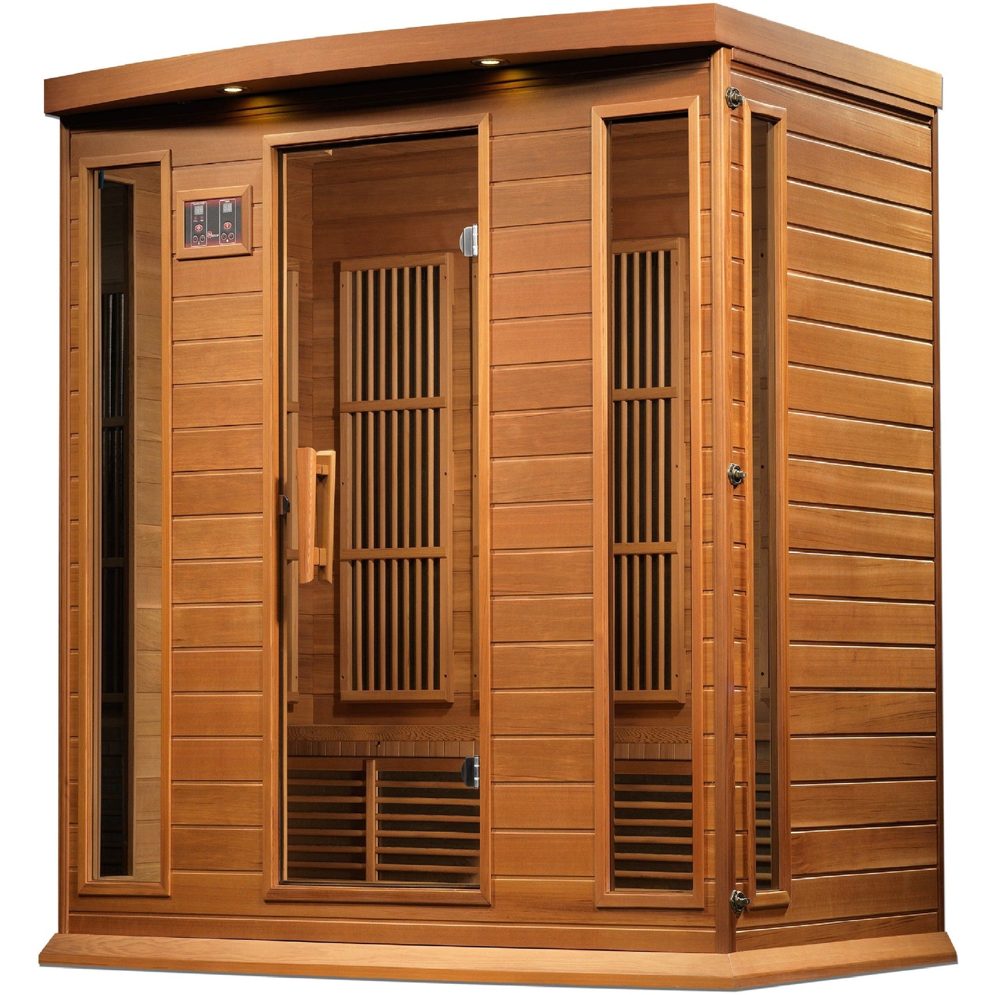 Golden Designs Sauna Golden Designs Maxxus "Chaumont Edition" 4 Person Near Zero EMF FAR Infrared Sauna - Canadian Red Cedar