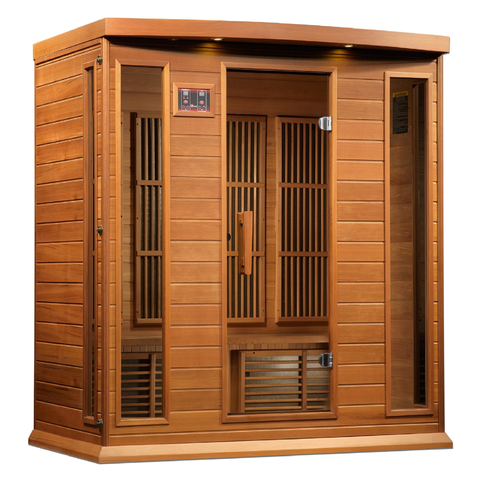 Golden Designs Sauna Golden Designs Maxxus "Chaumont Edition" 4 Person Near Zero EMF FAR Infrared Sauna - Canadian Red Cedar