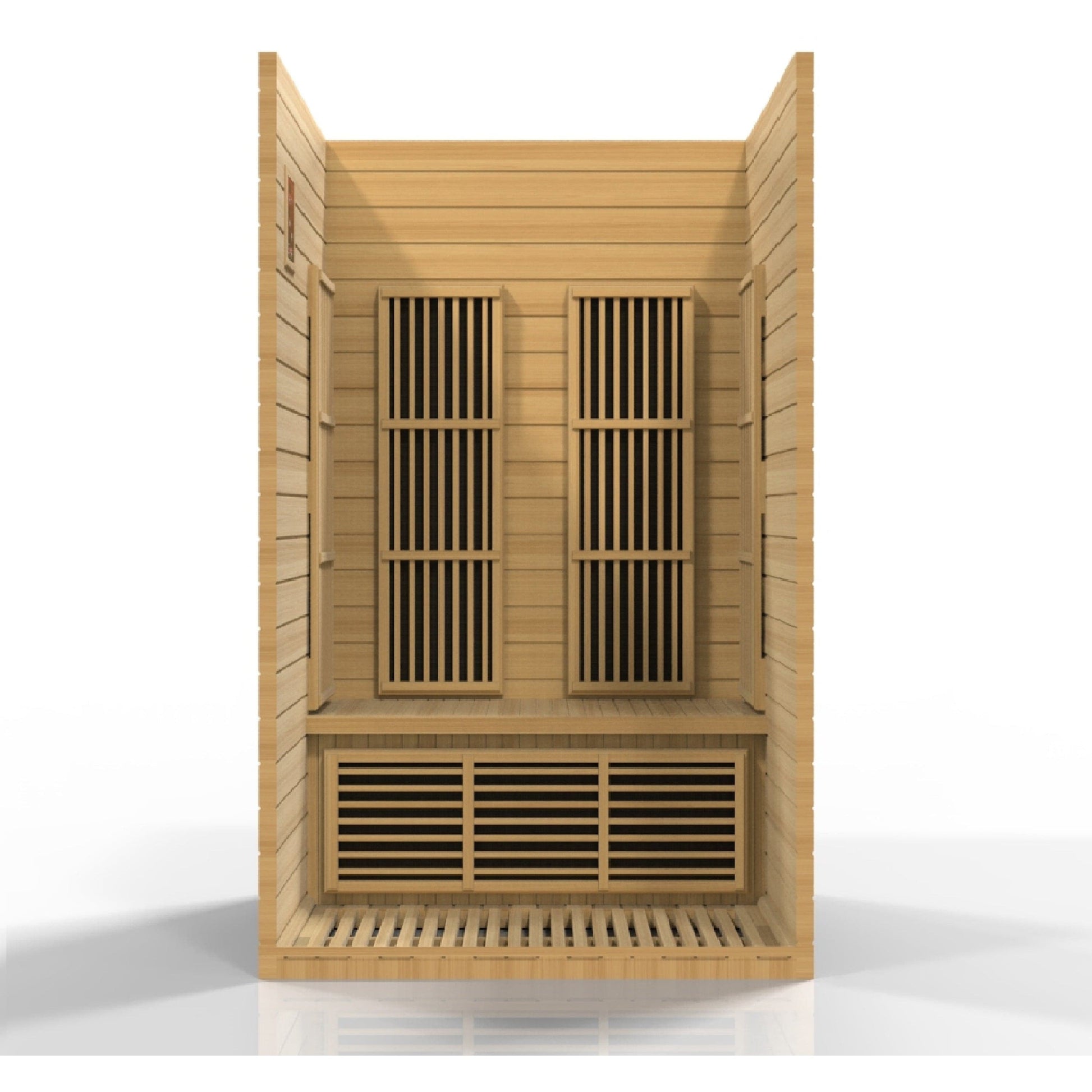 Golden Designs Sauna Golden Designs Maxxus "Seattle" 2 person Low EMF FAR Infrared Sauna - Canadian Hemlock