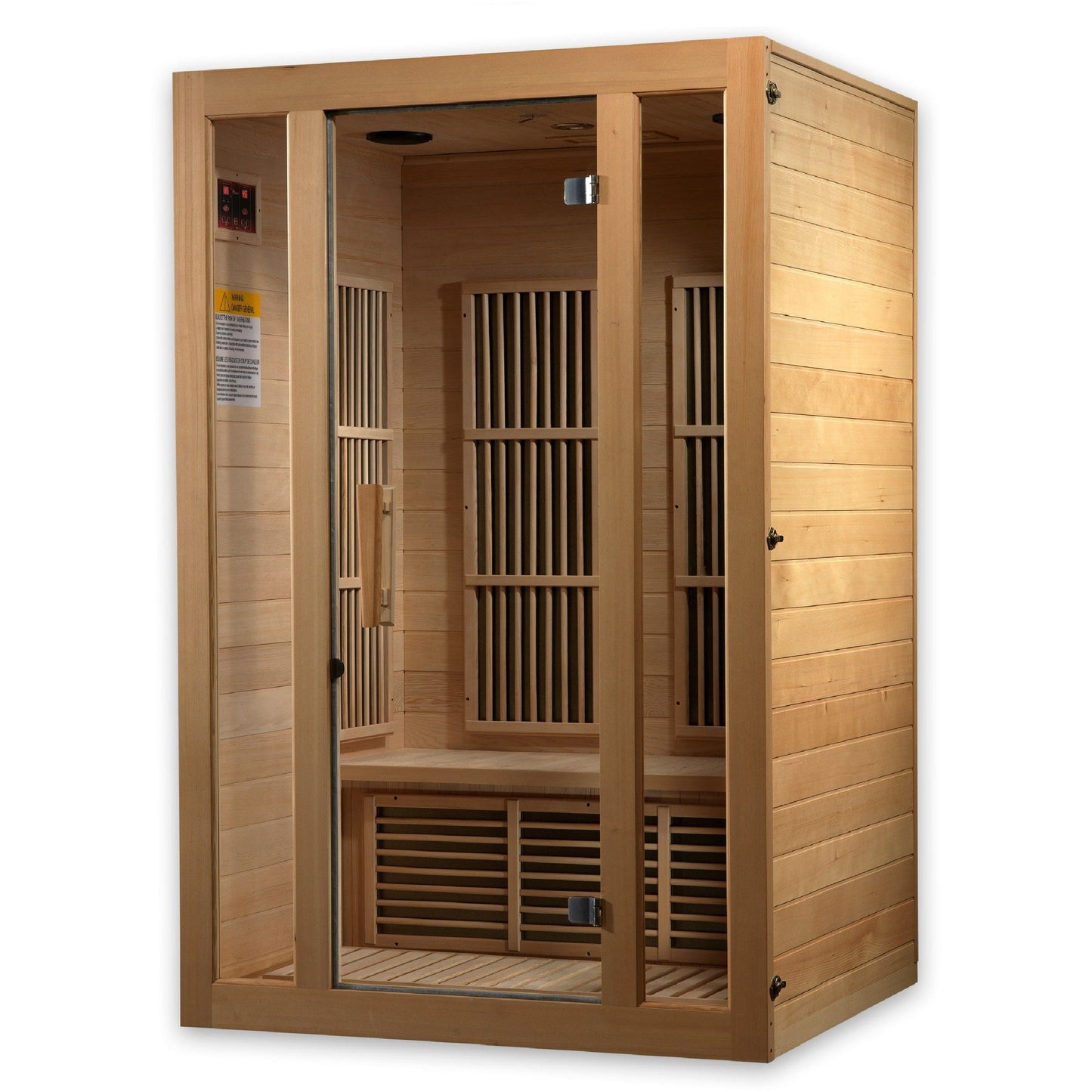 Golden Designs Sauna Golden Designs Maxxus "Seattle" 2 person Low EMF FAR Infrared Sauna - Canadian Hemlock