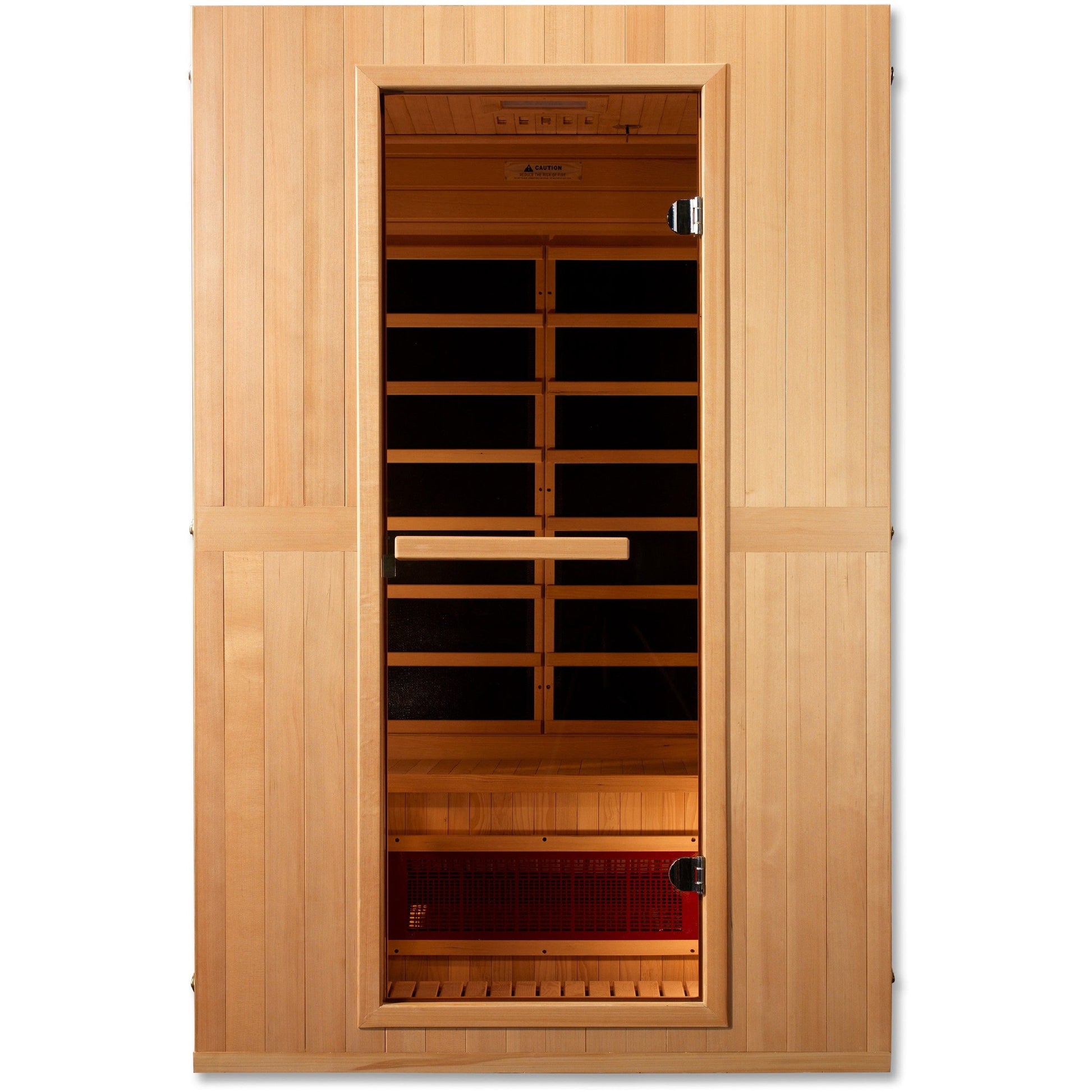 Golden Designs Sauna Golden Designs Maxxus "Serenity" Dual Tech 2 person Low EMF FAR Infrared Sauna Canadian Hemlock