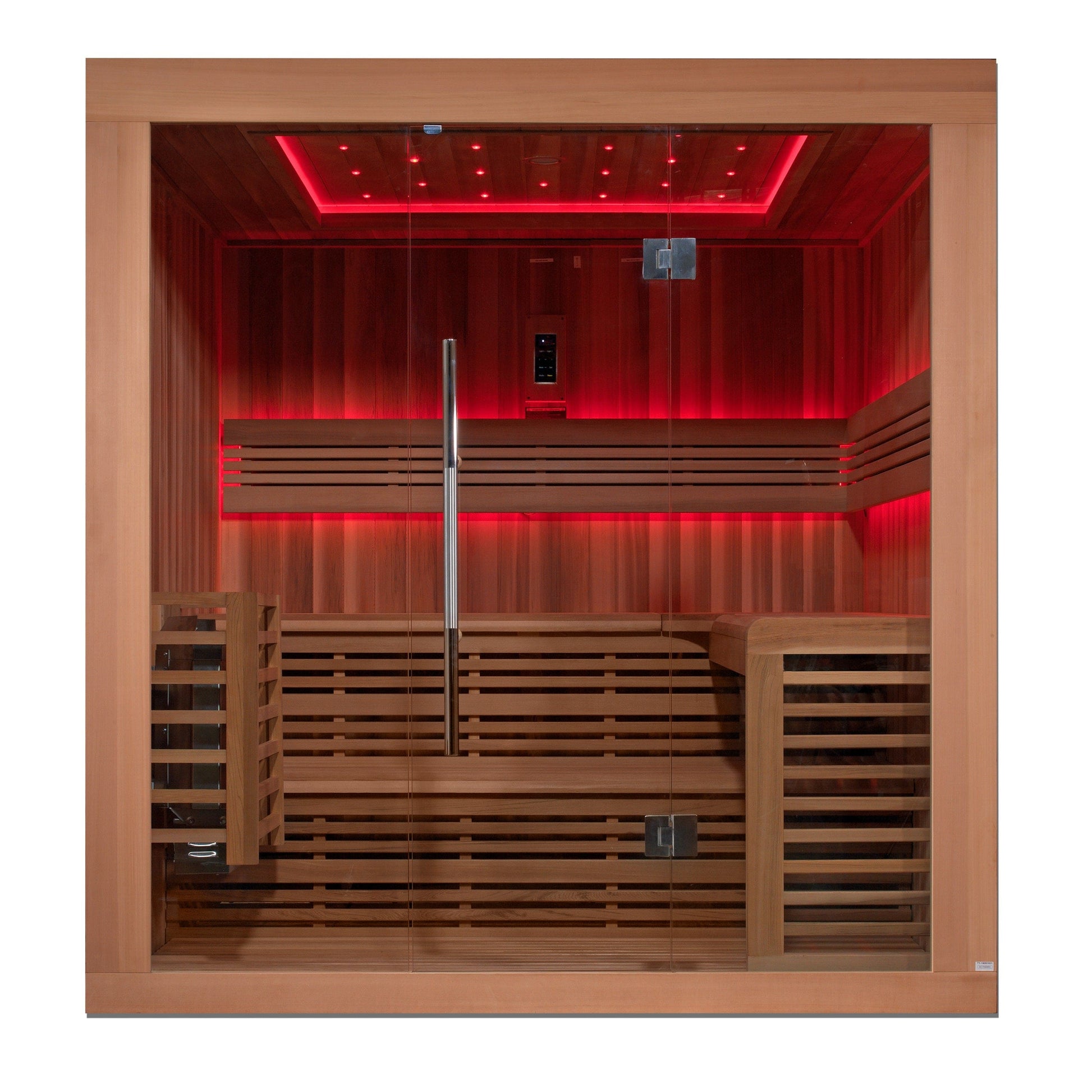 Golden Designs Sauna Golden Designs "Osla Edition" 6 Person Traditional Steam Sauna Canadian Red Cedar