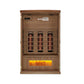 Golden Designs Sauna Golden Designs Reserve Edition 2 Person Full Spectrum with Himalayan Salt Bar