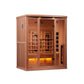 Golden Designs Sauna Golden Designs Reserve Edition 3 Person Full Spectrum with Himalayan Salt Bar