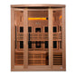 Golden Designs Sauna Golden Designs Reserve Edition 3 Person Full Spectrum with Himalayan Salt Bar