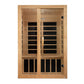 Golden Designs Sauna Golden Designs Santiago - 2 Person Low EMF FAR Infrared Sauna