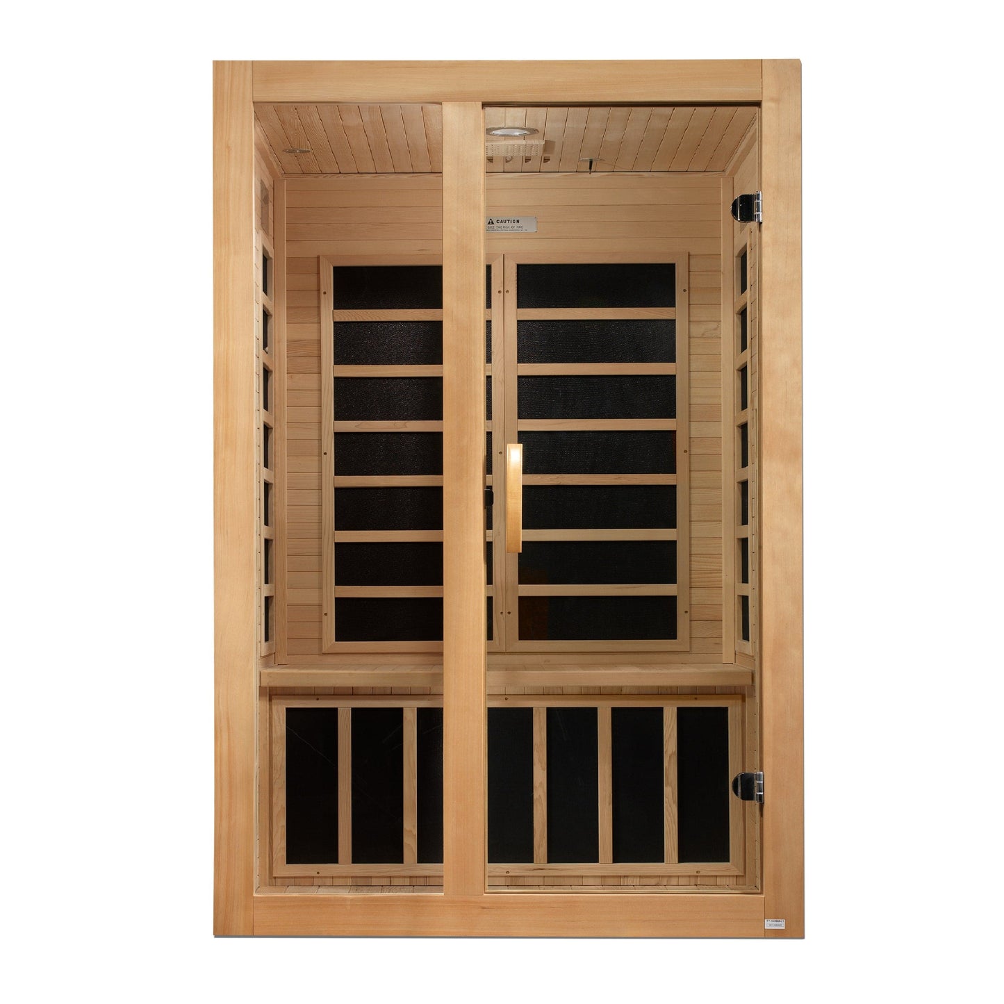 Golden Designs Sauna Golden Designs Santiago - 2 Person Low EMF FAR Infrared Sauna