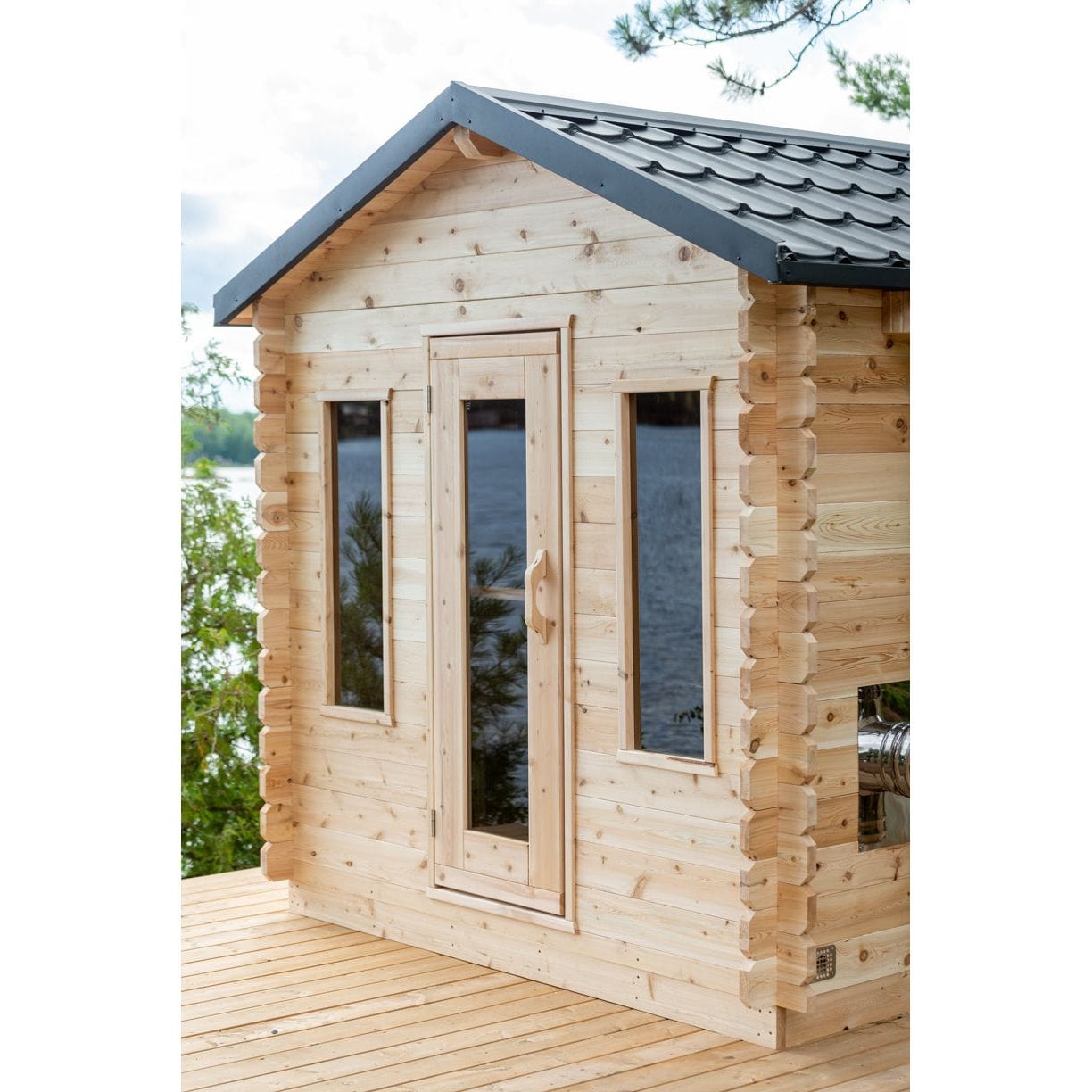 Leisurecraft Sauna Leisurecraft CT Georgian Cabin Sauna 2-6 Person