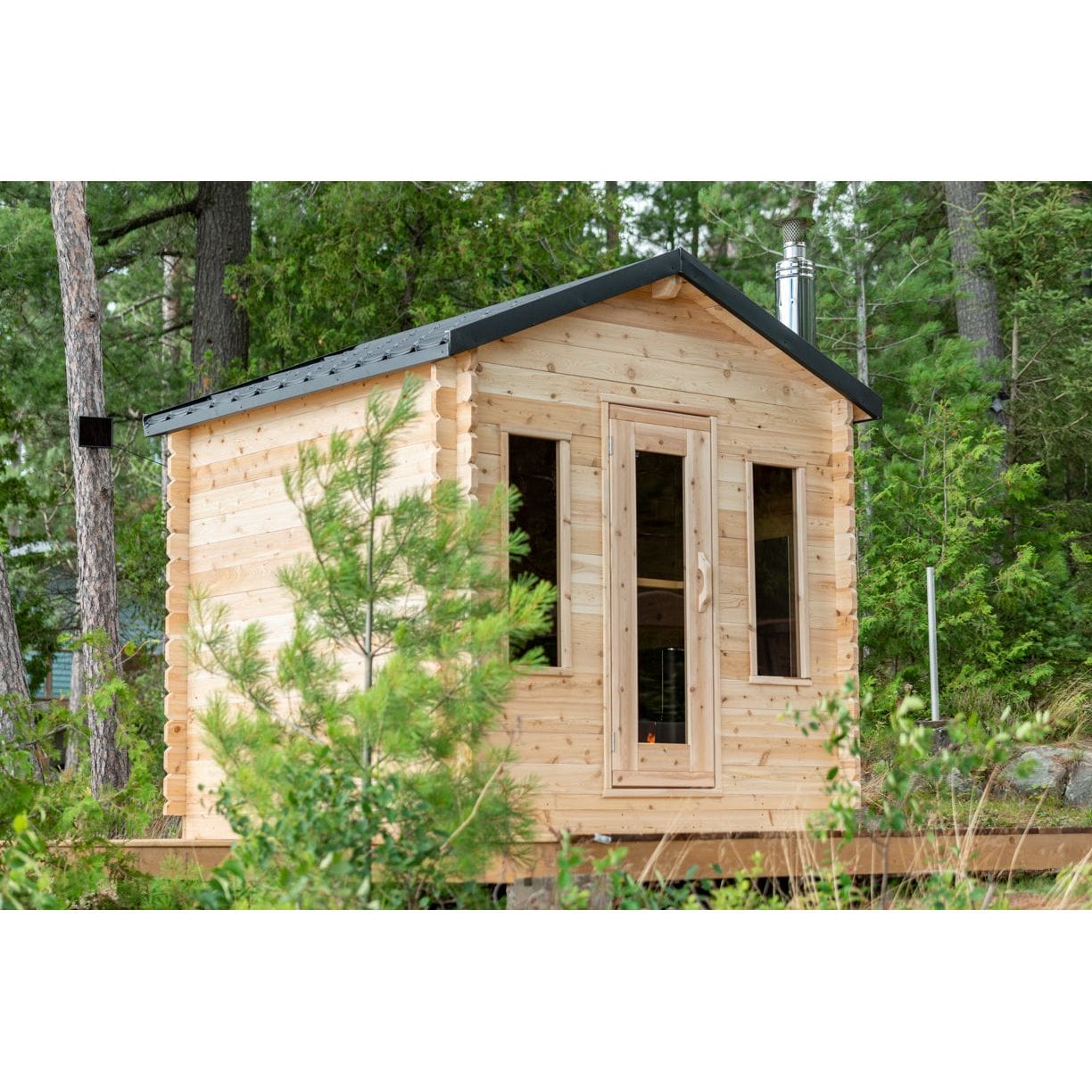 Leisurecraft Sauna Leisurecraft CT Georgian Cabin Sauna 2-6 Person