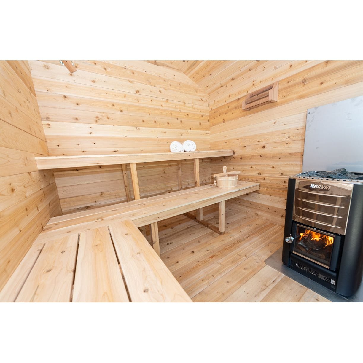 Leisurecraft Sauna Leisurecraft CT Georgian Cabin Sauna 2-6 Person