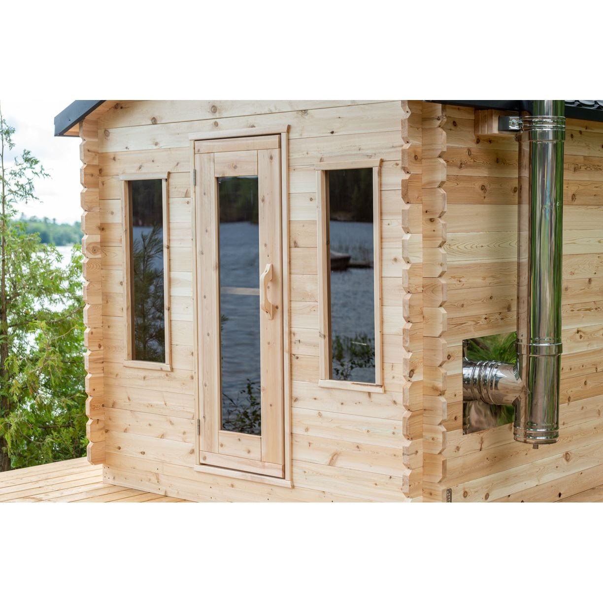 Leisurecraft Sauna Leisurecraft CT Georgian Cabin Sauna 2-6 Person