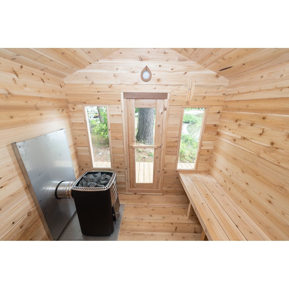 Leisurecraft Sauna Leisurecraft CT Georgian Cabin Sauna 2-6 Person