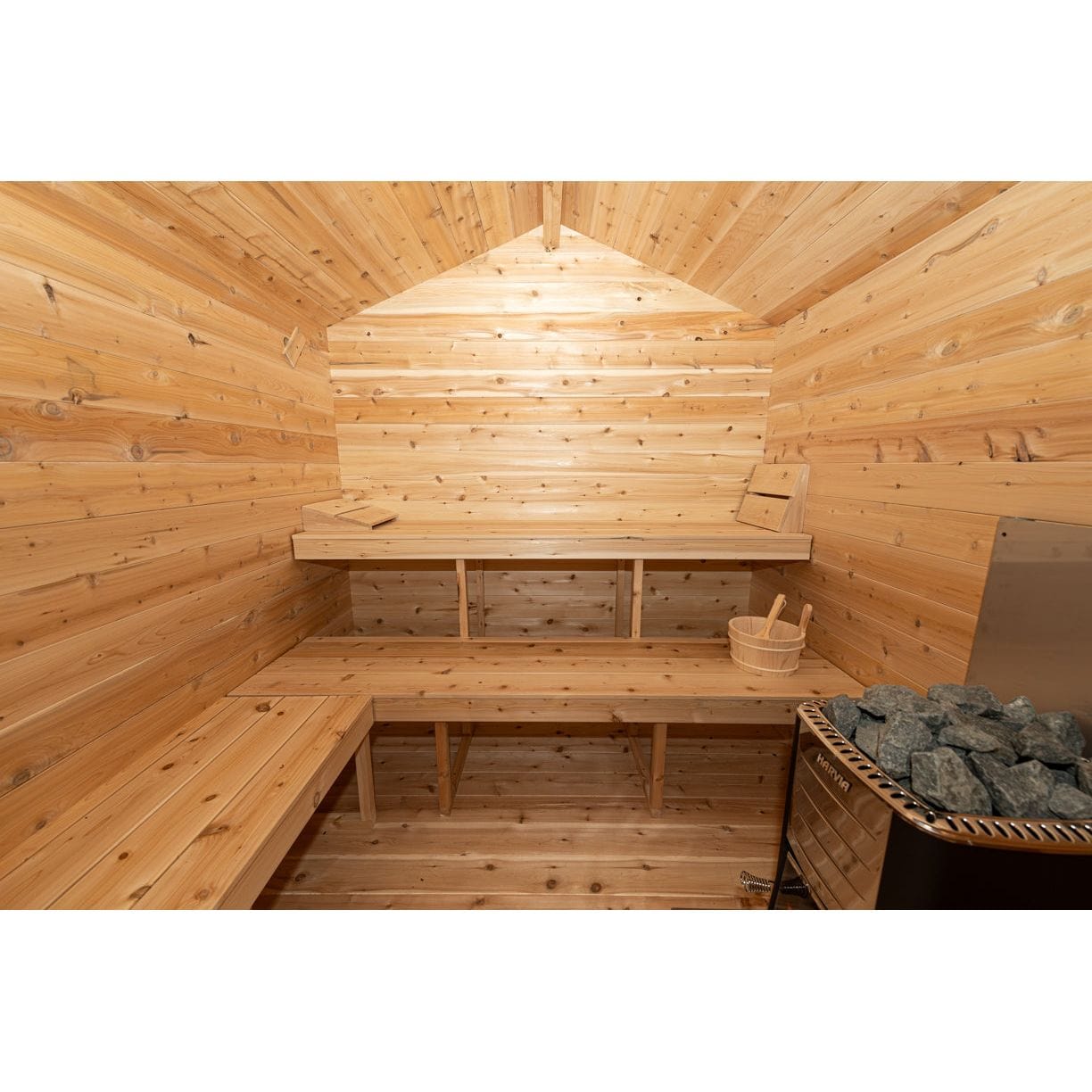 Leisurecraft Sauna Leisurecraft CT Georgian Cabin Sauna with Changeroom 2-6 Person