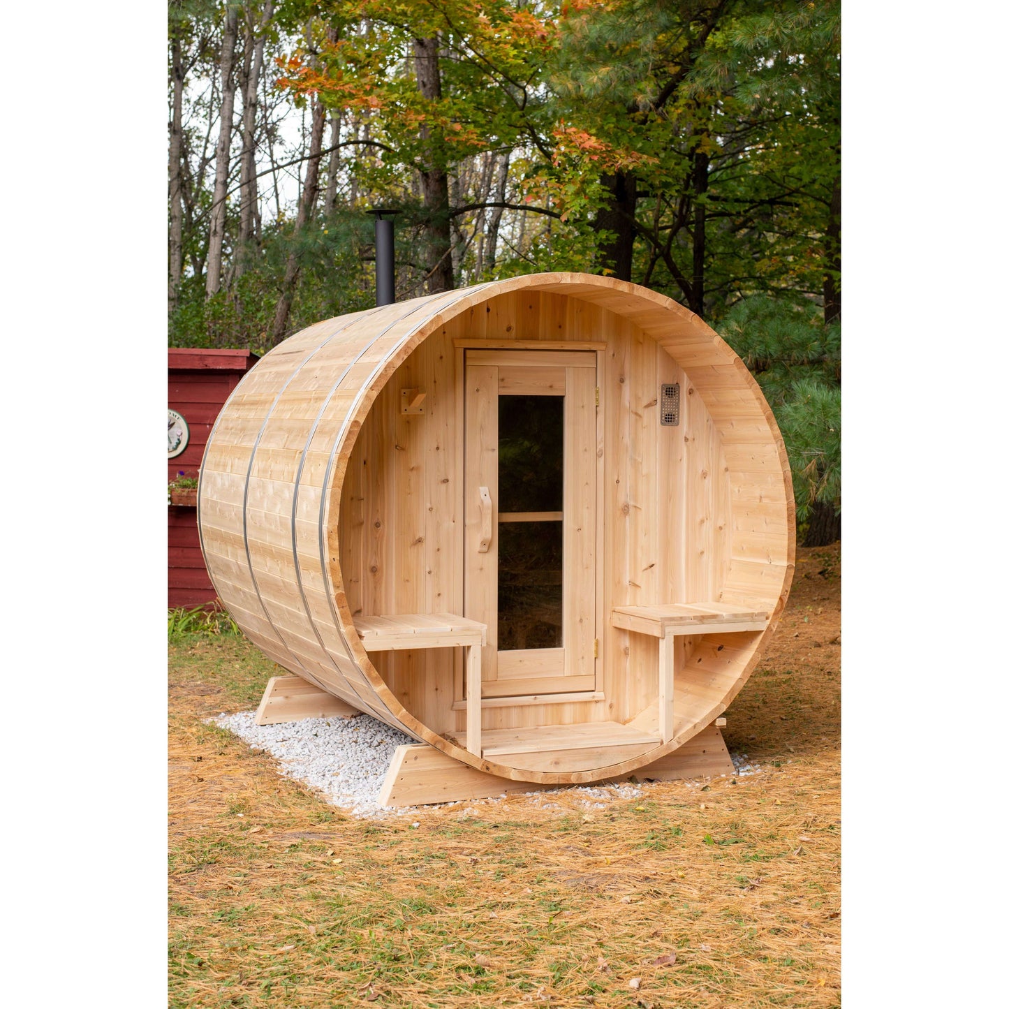 Leisurecraft Sauna Leisurecraft CT Serenity Barrel Sauna - 4 person