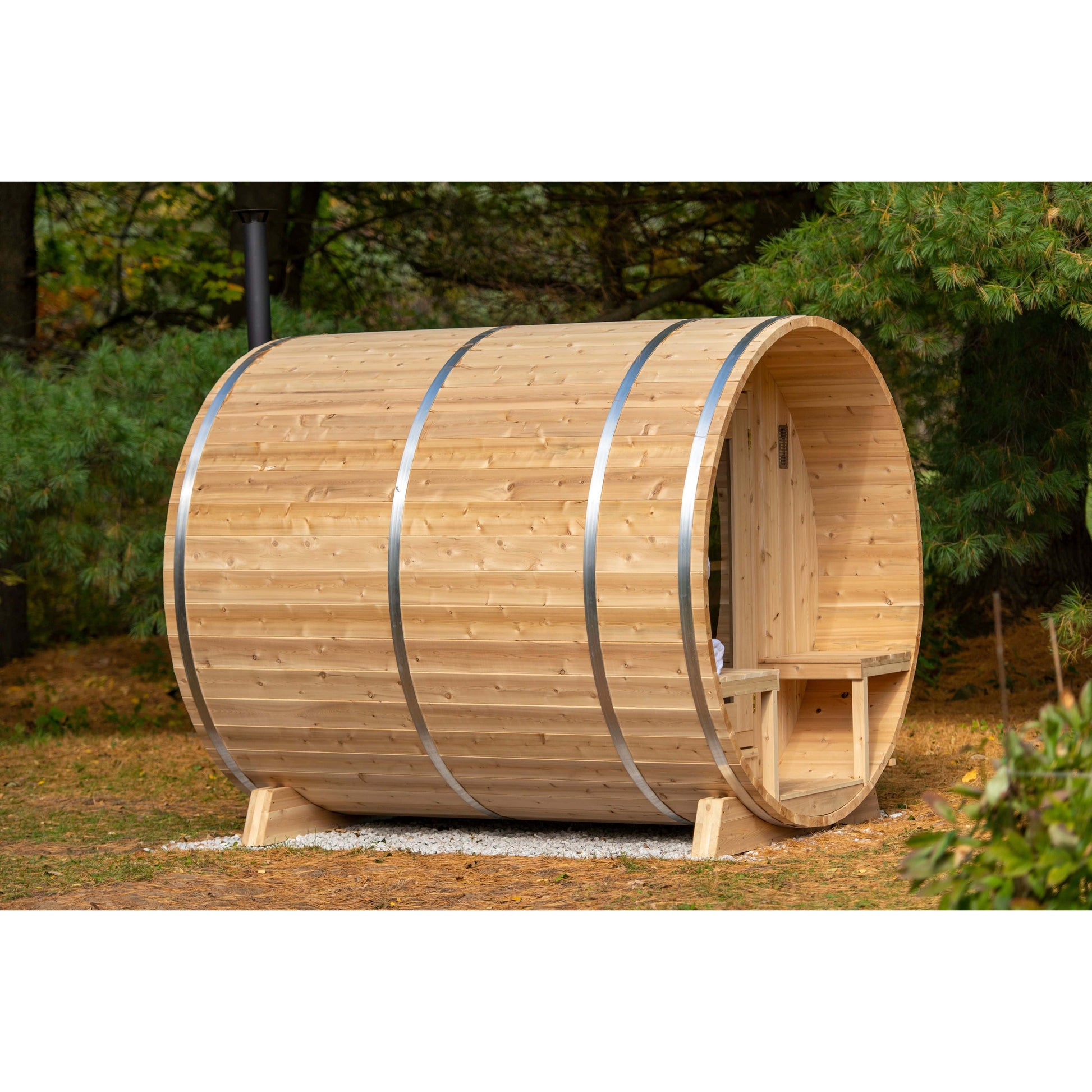 Leisurecraft Sauna Leisurecraft CT Serenity Barrel Sauna - 4 person