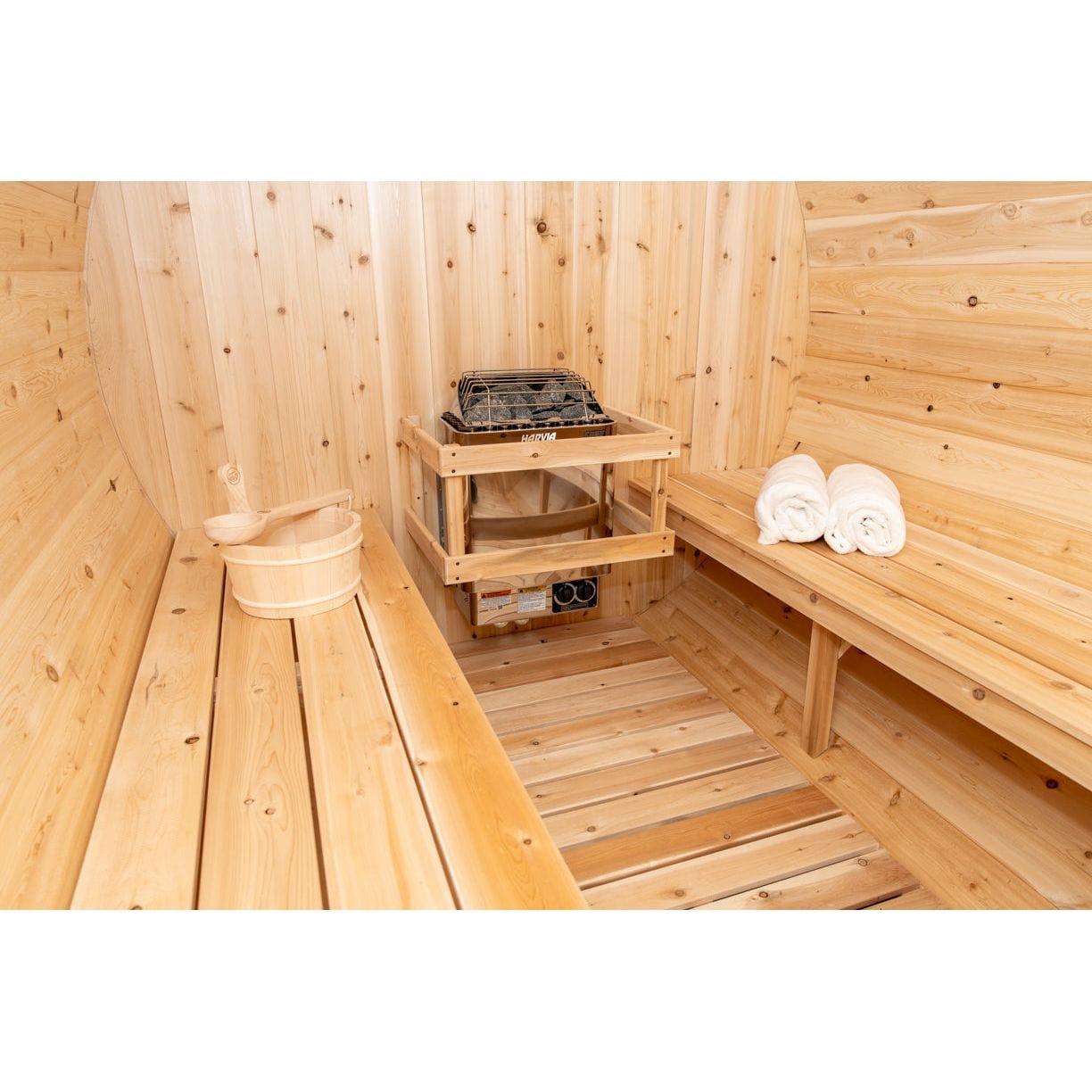 Leisurecraft Sauna Leisurecraft CT Tranquility Barrel Sauna - 8 Person