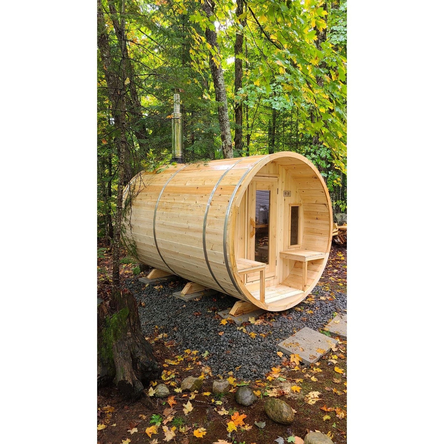 Leisurecraft Sauna Leisurecraft Tranquility MP Barrel Sauna - 6 Person