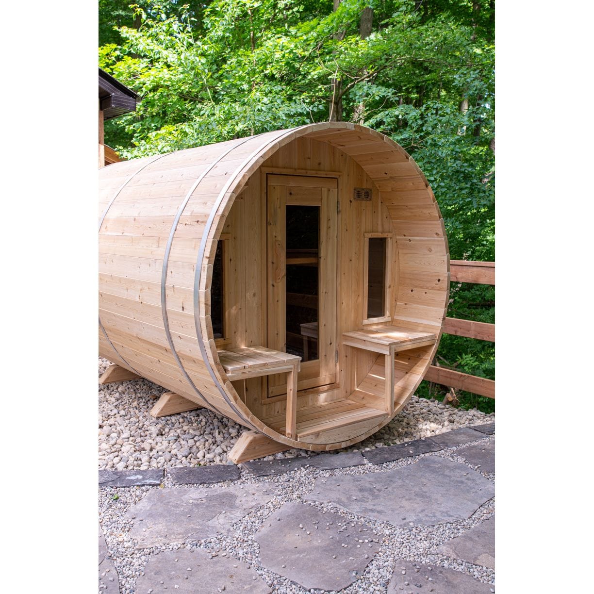 Leisurecraft Sauna Leisurecraft Tranquility MP Barrel Sauna - 6 Person