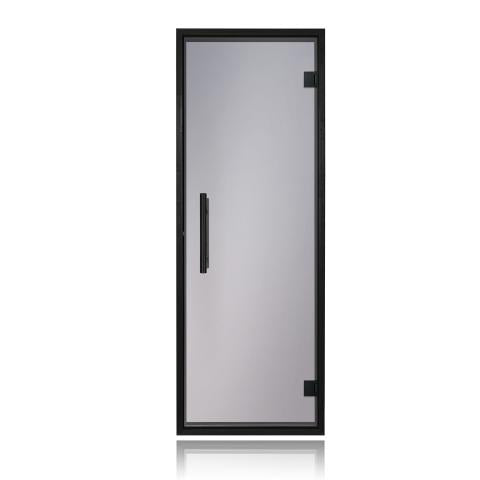 Prosaunas Tinted Glass Sauna Door 24x73 - Black Alder Frame