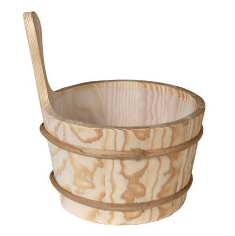 PROSAUNAS Sauna Accessories Spruce Prosaunas Wood Sauna Bucket