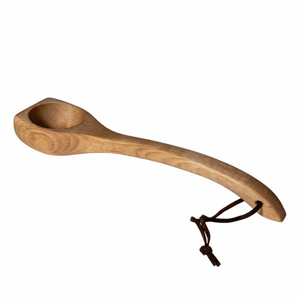 PROSAUNAS Sauna Accessories Wood Sauna Ladle, Oiled Birch