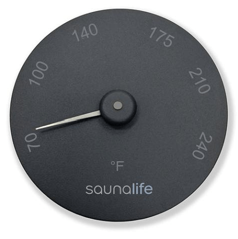 SaunaLife Sauna Accessories Black SaunaLife SaunaGear Thermometer