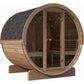 SaunaLife Sauna SaunaLife E8G Sauna Barrel with Glass Front - 6 Person