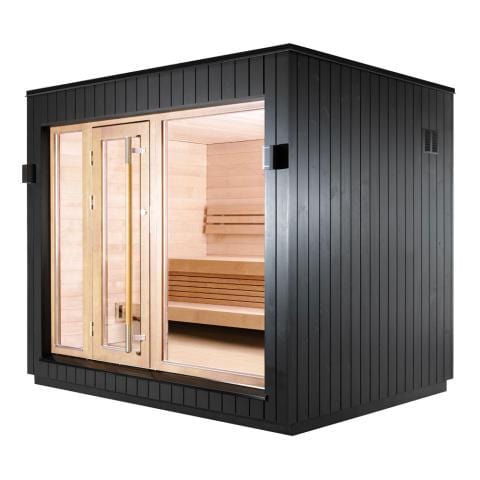 SaunaLife Sauna SaunaLife Model G7S Pre-Assembled Outdoor Home Sauna - 6 Person