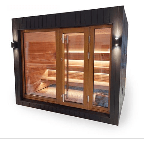 SaunaLife Sauna SaunaLife Model G7S Pre-Assembled Outdoor Home Sauna - 6 Person