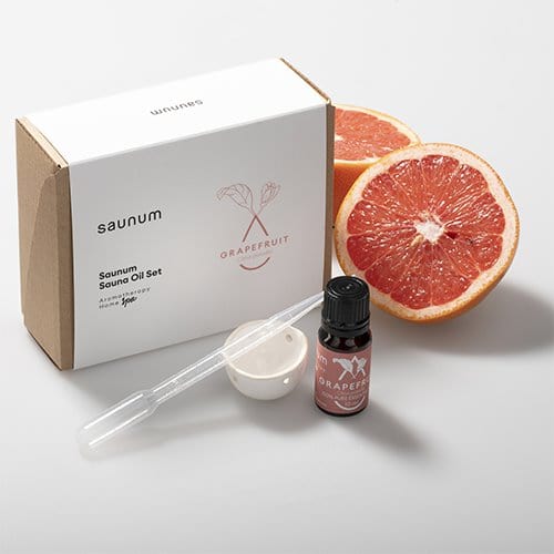 Saunum Sauna Accessories Grapefruit Saunum Aroma Oil Set