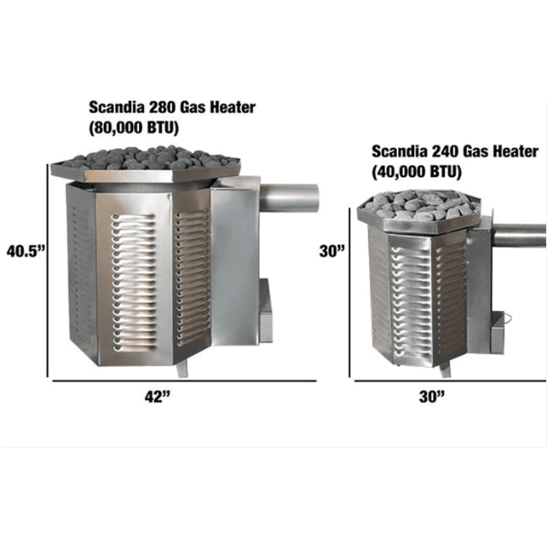 Scandia MFG Gas Sauna Heater Scandia 40K BTU Gas Sauna Heater